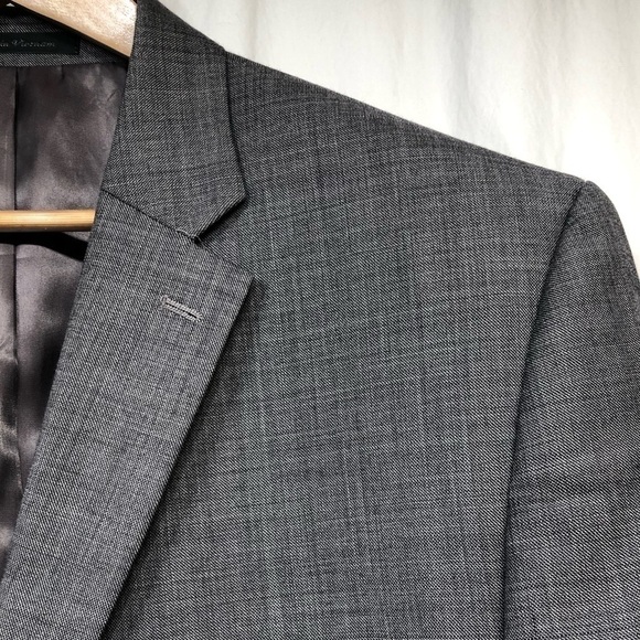 Ralph Lauren Gray Wool Blazer Jacket 2 Button Mens Size 50R - Picture 14 of 16
